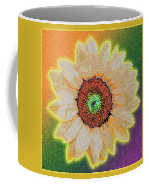 Digital Coffee Mug featuring the digital art POP Flower by Gary Grayson