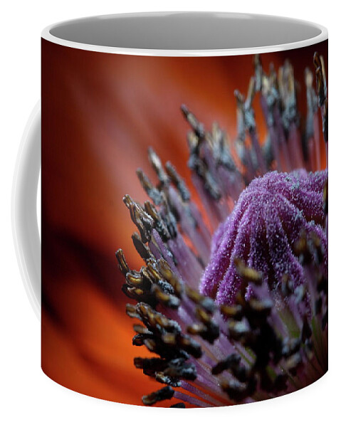 Floral Coffee Mug featuring the photograph Poppy 1703 by Julie Powell