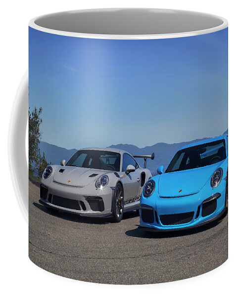 Cars Coffee Mug featuring the photograph #Porsche #GTCars #Print by ItzKirb Photography