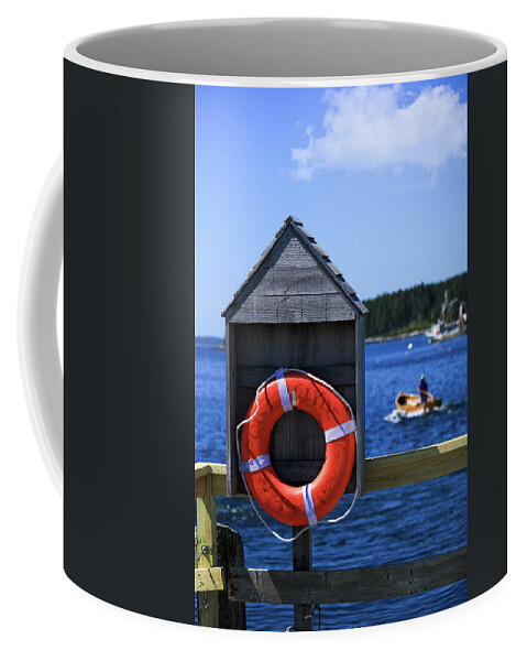 Port Clyde Coffee Mug featuring the photograph Port Clyde by Karol Livote