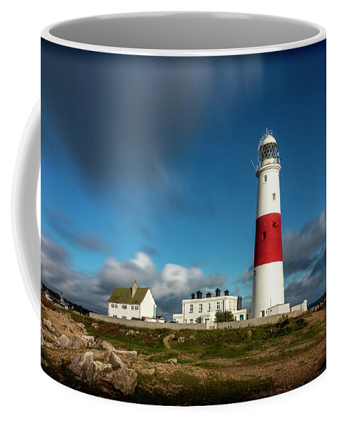 Light Coffee Mug featuring the photograph Portland Bill - Lighthouse by Chris Boulton