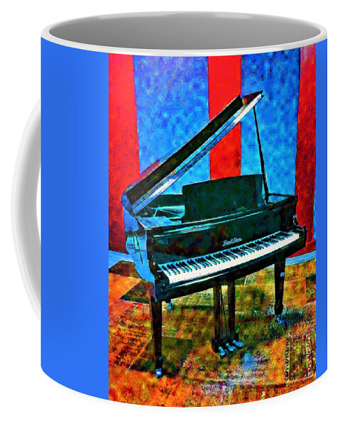 Music Coffee Mug featuring the photograph Portrait of a Piano by Andrew Lawrence