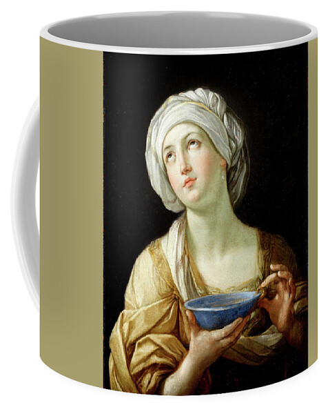 Woman Coffee Mug featuring the painting Portrait of a Woman by Long Shot