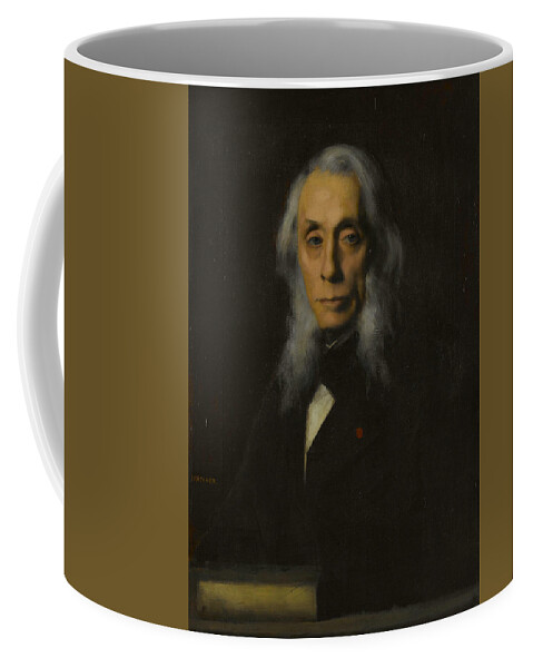 19th Century Painters Coffee Mug featuring the painting Portrait of Felix Ravaisson-Mollien by Jean-Jacques Henner
