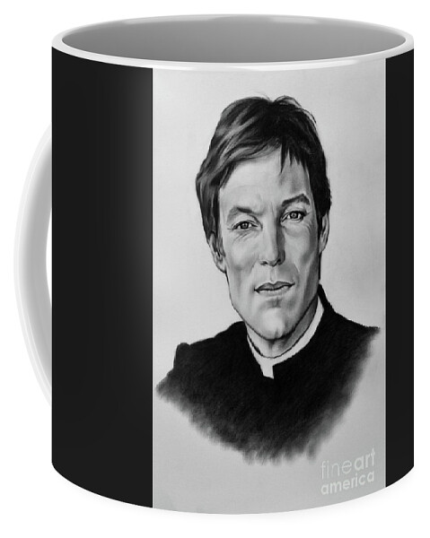 Portrait Of Richard Chamberlain Coffee Mug by David Manakyan - Pixels