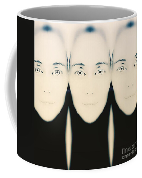 Photograph Coffee Mug featuring the photograph Zapped and Cloned by Alexandra Vusir