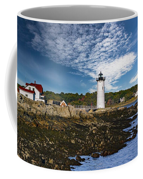 Lighthouse Coffee Mug featuring the photograph Portsmouth Harbor Lighthouse by Carolyn Mickulas