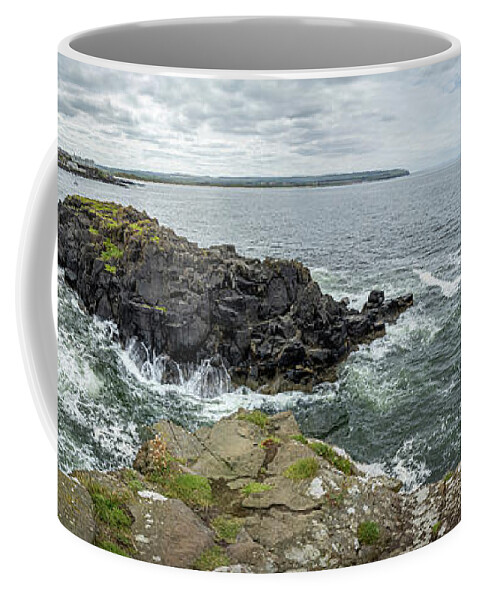 Portstewart Coffee Mug featuring the photograph Portstewart Harbour 1 by Nigel R Bell