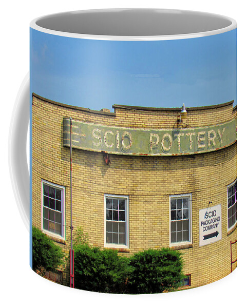 Pottery Coffee Mug featuring the photograph Pottery and Packaging in Scio Ohio by Roberta Byram