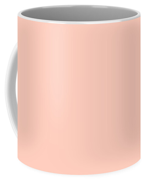 Powder Puff Pink Coffee Mug featuring the digital art Powder Puff Pink by TintoDesigns