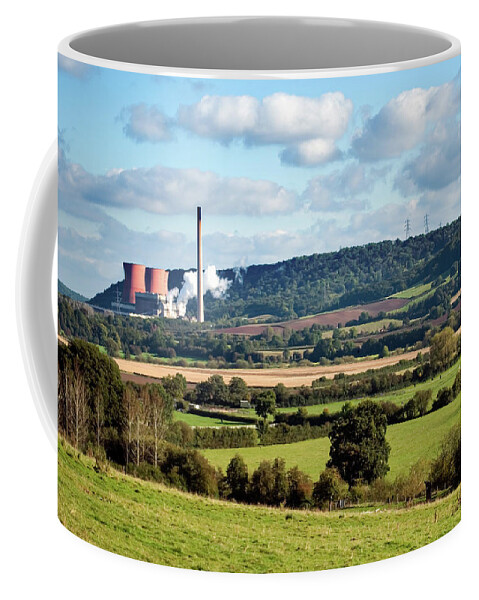 Power Station Coffee Mug featuring the photograph Power in the gorge by Average Images