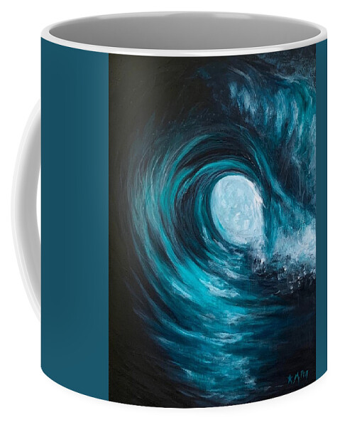 Power Coffee Mug featuring the painting Power by Michelle Pier