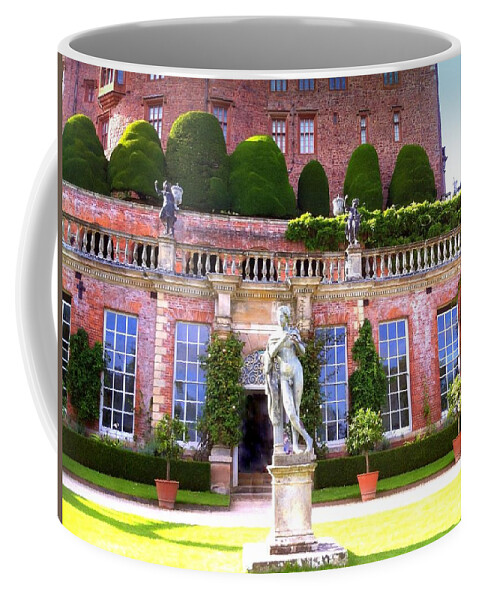 Powiscastle Coffee Mug featuring the photograph Powis Castle by Lessandra Grimley
