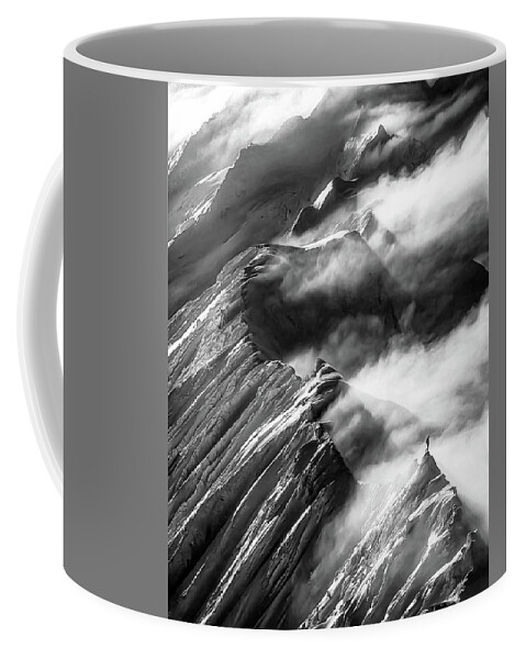 Fine Art Coffee Mug featuring the photograph Precipice by Sofie Conte