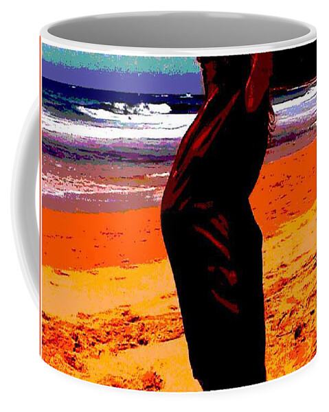 Beach Coffee Mug featuring the photograph Pregnant with Possibility by Ankya Klay
