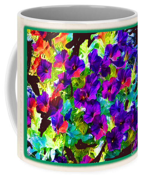  Coffee Mug featuring the photograph Pretty Petunias by Shirley Moravec