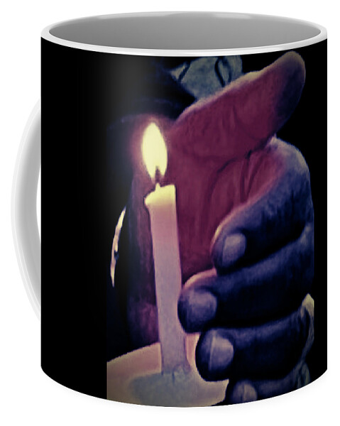 Candle Coffee Mug featuring the photograph Prince 2 by Lee Darnell