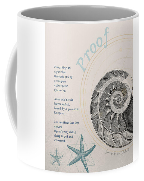 Poem Coffee Mug featuring the digital art Proof by Jennifer Preston