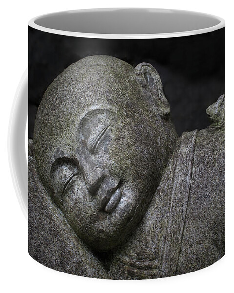 Souris Coffee Mug featuring the photograph Pssst... Wake up Buddha by Louise Tanguay