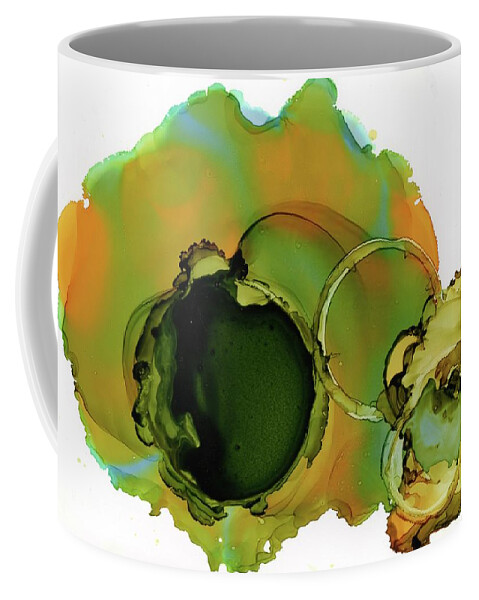 Puddle Coffee Mug featuring the painting Puddle by Christy Sawyer