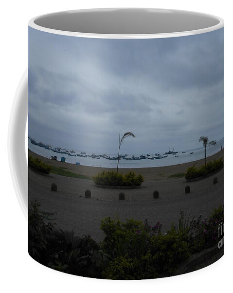 Puerto Lopez Coffee Mug featuring the photograph Puerto Lopez Playa by Nancy Graham