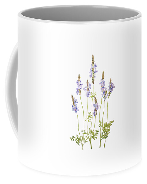 Watercolour painting of lavender - Purple painting Coffee Mug for