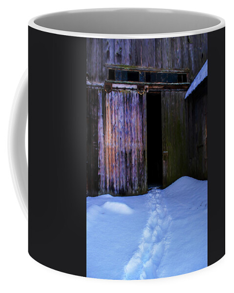 Momentos Coffee Mug featuring the photograph Quiet Footfalls by Wayne King