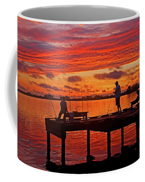 Fishing Coffee Mug featuring the photograph R and R by HH Photography of Florida
