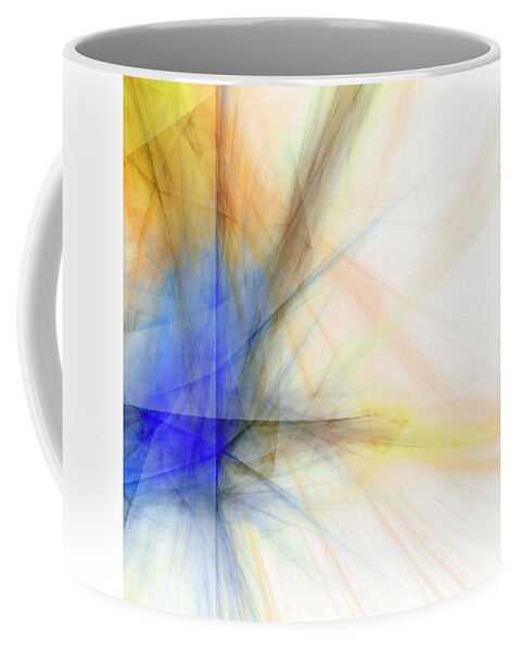 Rick Drent Coffee Mug featuring the digital art Radiant by Rick Drent