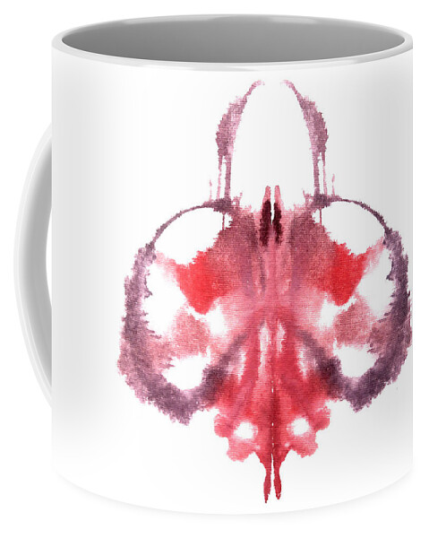 Abstract Coffee Mug featuring the painting Radiation Love by Stephenie Zagorski