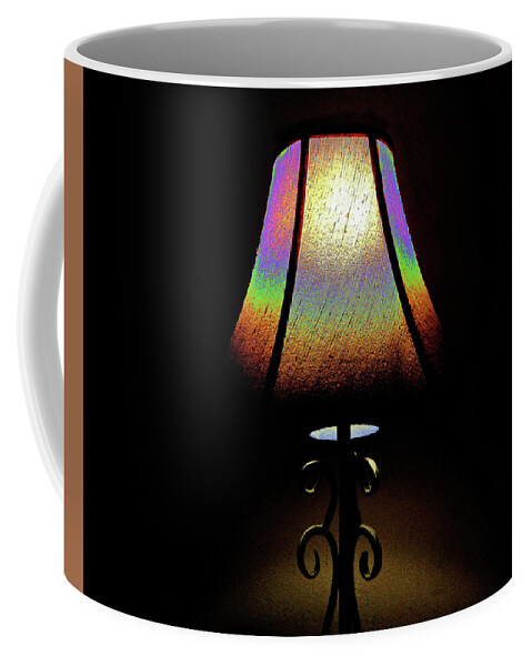 Light Coffee Mug featuring the photograph Rainbow Lamp by Andrew Lawrence