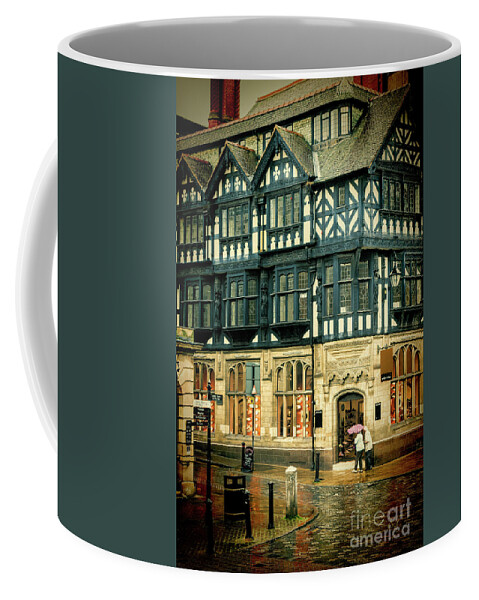 Chester Coffee Mug featuring the photograph Rainy Day, Chester, England by Elaine Teague