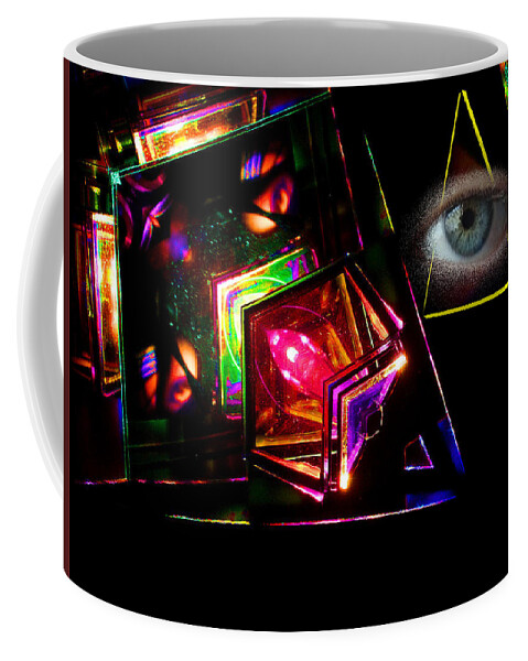  Coffee Mug featuring the digital art Rapid Eye Movement Part 2 2020 Master by The Lovelock experience