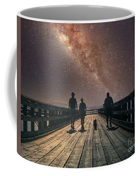 Stars Coffee Mug featuring the photograph Reach For The Stars by Barry Weiss