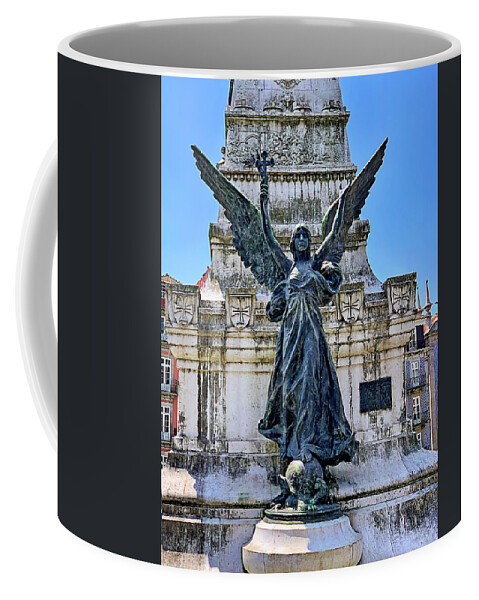 Angel Coffee Mug featuring the photograph Reaching to the Heavens by Jill Love