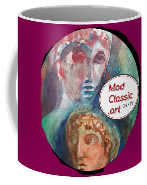 Masterpiece Paintings Coffee Mug featuring the painting Reborn ModClassic Art Style by Enrico Garff