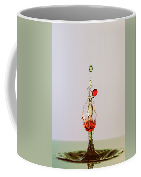 Abstract Coffee Mug featuring the photograph Red and Green by Sue Leonard