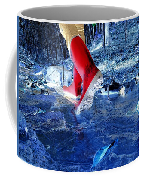 Journey Coffee Mug featuring the photograph Red Boots by Amanda Rae