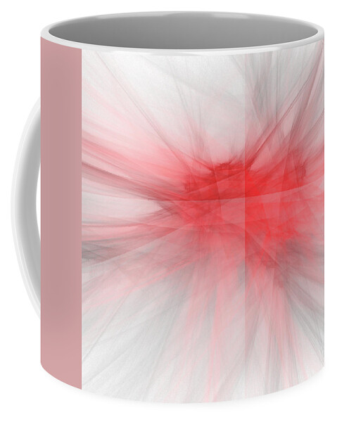 Rick Drent Coffee Mug featuring the digital art Red Chrystalene by Rick Drent
