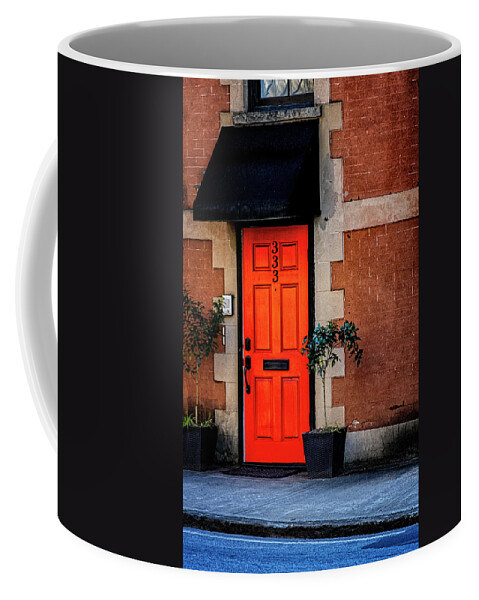 Marietta Georgia Coffee Mug featuring the photograph Red Door by Tom Singleton