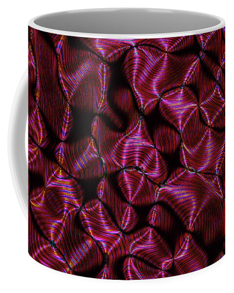 Red Coffee Mug featuring the digital art Red #8 by Paul Hunn