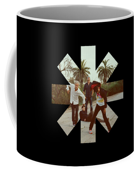  Red Hot Chili Peppers Coffee Mug featuring the digital art Red hot by Jett Berge