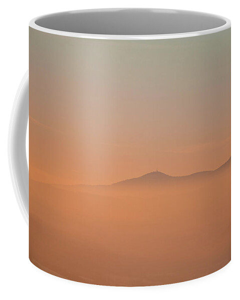 Lysa Hora Coffee Mug featuring the photograph Red-orange glow by Vaclav Sonnek