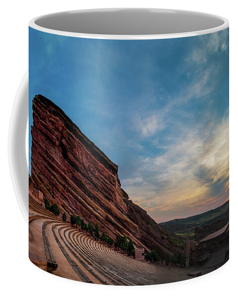 Red Rocks Coffee Mug featuring the photograph Red Rocks Sunrise by Chuck Rasco Photography