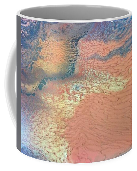 Pour Your Heart Out Coffee Mug featuring the painting Red Tide by Pour Your heART Out Artworks