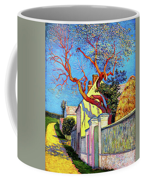 By Leo Marie Gausson Coffee Mug featuring the photograph Red Tree House by Jack Torcello