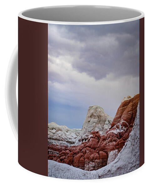 Blue Canyon Coffee Mug featuring the photograph Red, White and Blue by Matt MacMillan