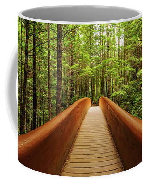 Redwood Bridge Coffee Mug featuring the photograph Redwood Bridge by Chad Dutson