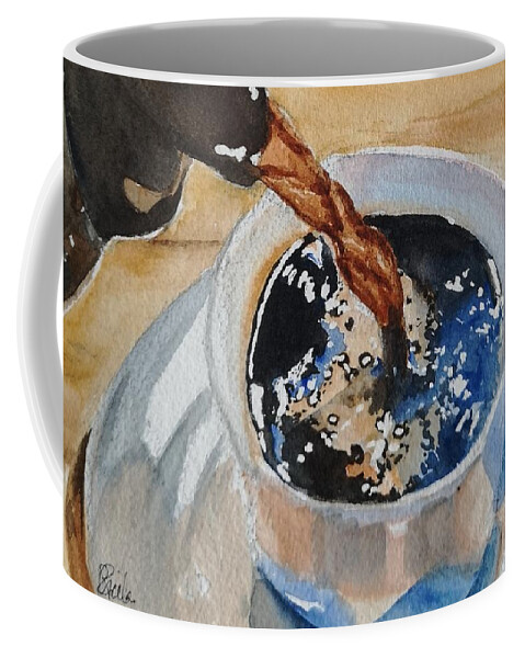 Coffee Coffee Mug featuring the painting Refill Please by Sheila Romard