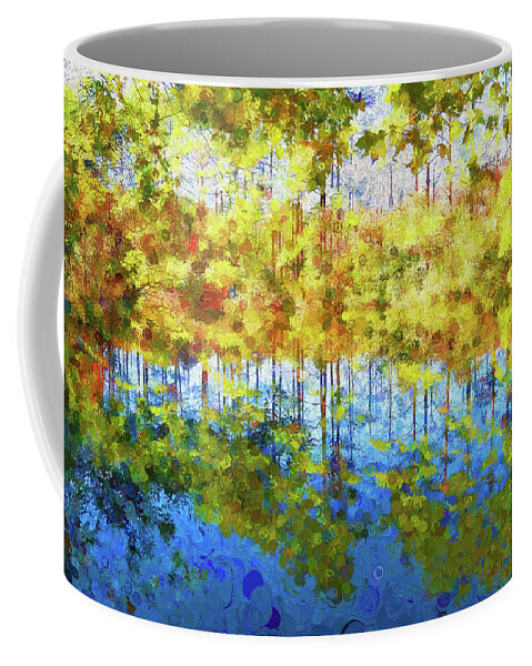 Abstract Coffee Mug featuring the photograph Reflecting the True Image by Ola Allen